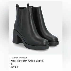 Market & Spruce, Navi Platform Ankle Booties